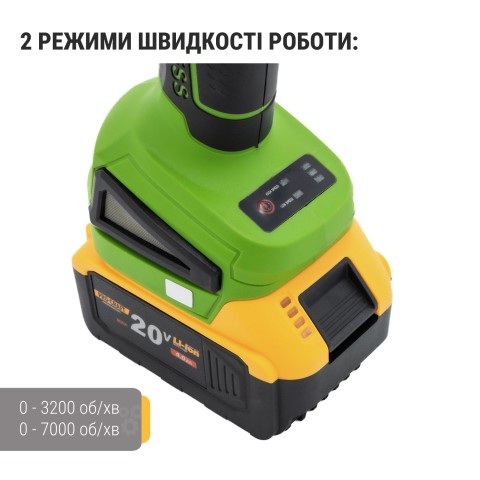 Бесщеточная аккумуляторная болгарка Procraft PWA216