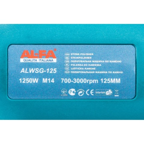 Полірувальна машина по каменю ALFA ALWSG-125 1250 Вт.
