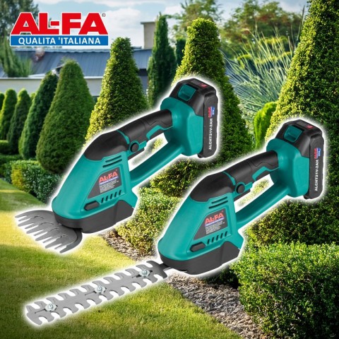 Ножиці-кущоріз акумуляторні ALFA ALCHT21V-2AH