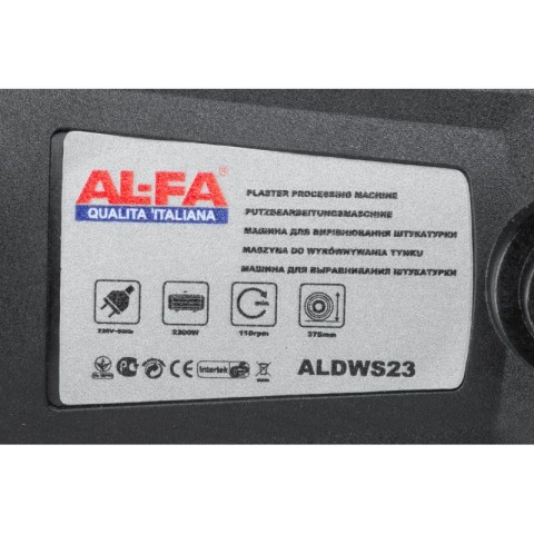 Машина для вирівнювання штукатурки ALFA ALWSW23 2300 Вт.