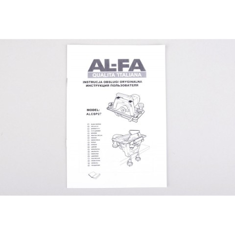 Пила дискова ALFA ALCSP27 2700 Вт. з кріпленням до столу