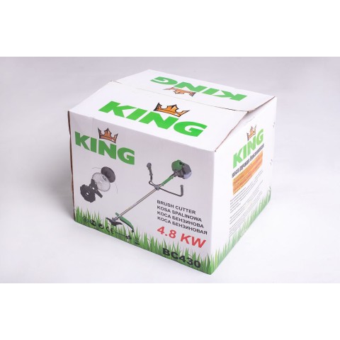 Коса бензинова KING BC430 4,8 кВт. + победітовий диск