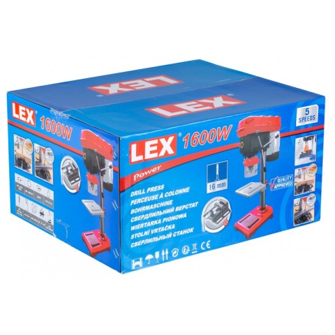 Свердлильний верстат LEX LXDP-16-1 1600 Вт.