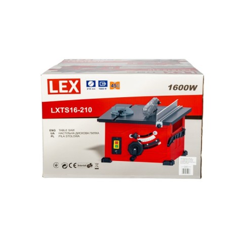 Настільна дискова пилка LEX LXTS16-210 1600 Вт.