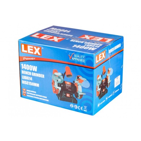 Точило з лампою 150 мм. LEX LXBG120 1400 Вт.