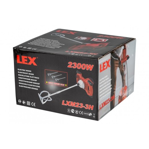 Міксер електричний LEX LXM23-3H + 3 насадки міксера 2300 Вт.
