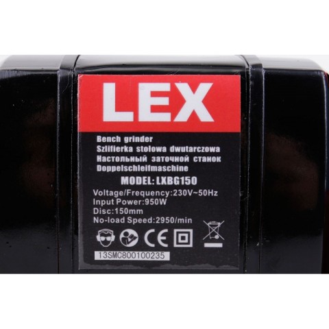 Настільний заточувальний верстат (точило) LEX LXBG15 1200 Вт. 150 мм.