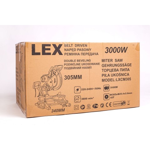 Торцювальна пила (стусло) LEX LXCM305 3000 Вт.