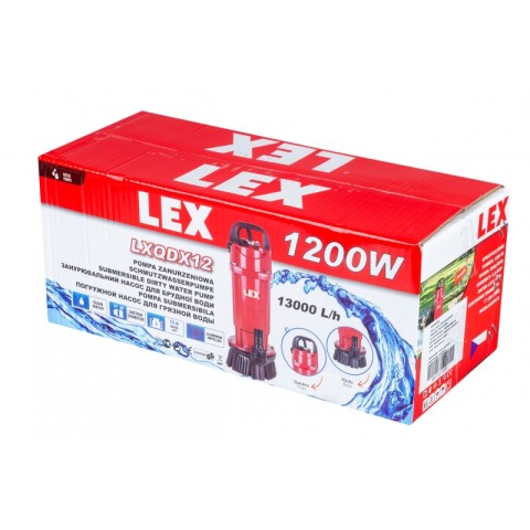 Насос дренажний ситко LEX  LXQDX12 1200 Вт.