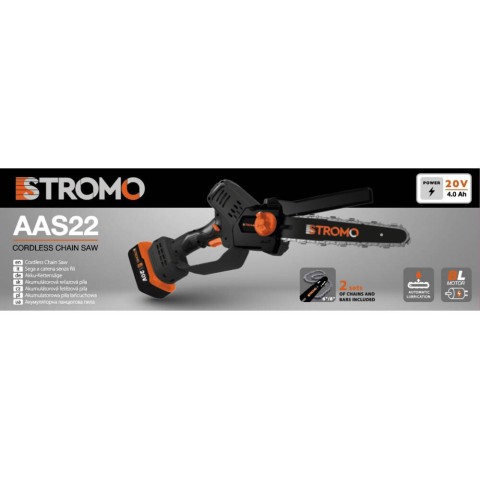 Акумуляторна ланцюгова пилка Stromo AAS22 (300222)