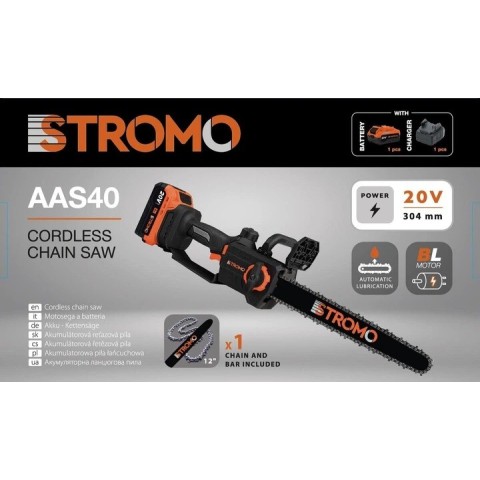 Акумуляторна ланцюгова пилка Stromo AAS40 (300402)