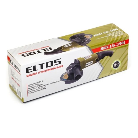 Болгарка Eltos МШУ-125-1250E (з регулюванням)