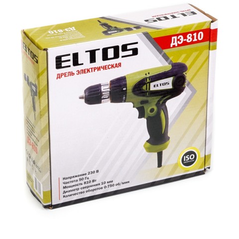 Мережевий шуруповерт Eltos ДЕ-810