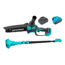 Акумуляторна пилка ланцюгова Grand АПЦ-20V/M8"-4 з телескопічною штангою (З/У +2 акб 4 Ач)