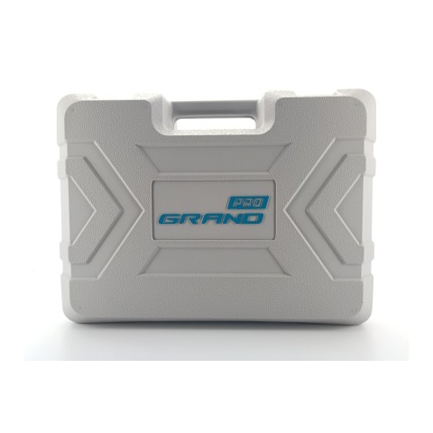 Машина шліфувальна кутова акумуляторна Grand МШУ-20BL/PRO (2 АКБ, Зарядне, У кейсі)