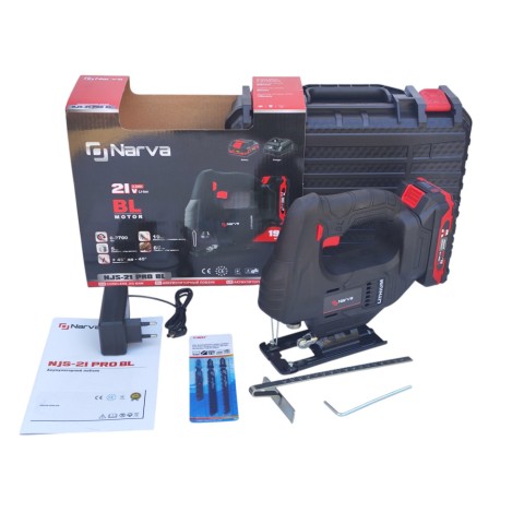 Акумуляторний лобзік NARVA NJS-21 PRO BL