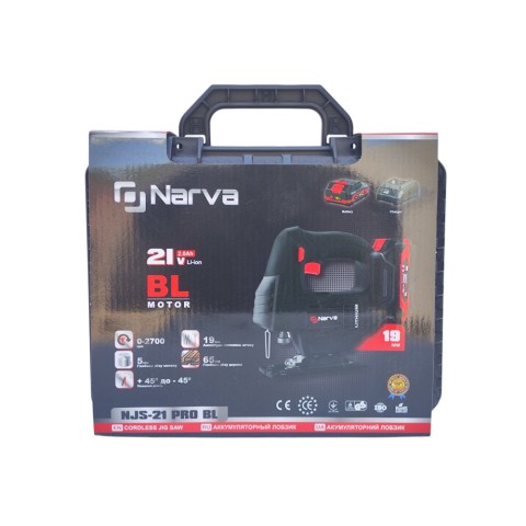 Акумуляторний лобзік NARVA NJS-21 PRO BL