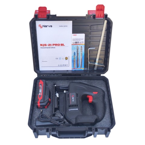 Акумуляторний лобзік NARVA NJS-21 PRO BL