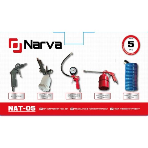 Набір пневмоінструменту NARVA NAT-05