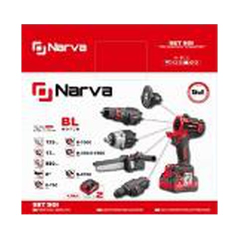 Набір акумуляторних інструментів NARVA SET-501 5 в 1