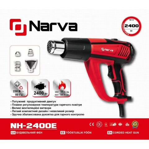 Будівельний промисловий фен NARVA NН-2400E