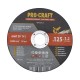 Диск отрезной Procraft CD125x1.2b 125 мм 1,2 мм 22,2 мм 10 шт/уп