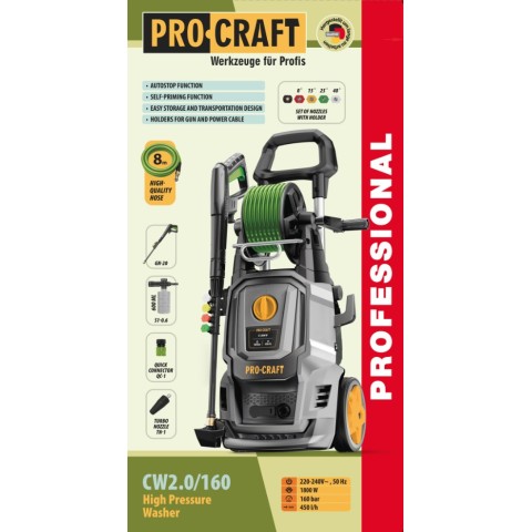 Мийка високого тиску Procraft CW2.0/160