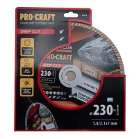 Алмазный диск Procraft DC230 230мм 22,23мм 3.1 мм
