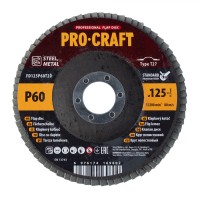Диск лепестковый Procraft FD125P60T27 UNIVERSAL