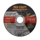 Диск зачистной Procraft GD115x6.0 115 мм 6,0 мм 22,2 мм