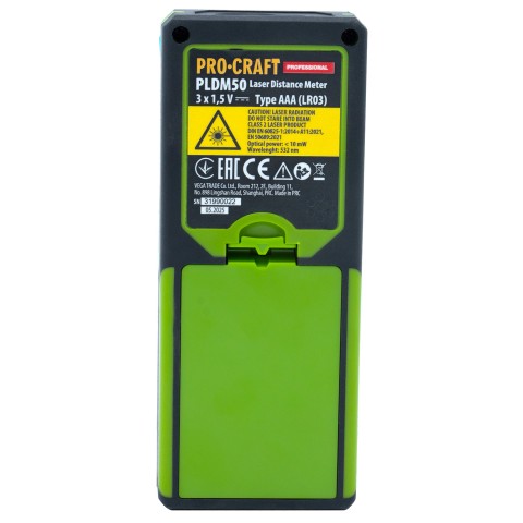 Лазерный дальномер Procraft PLDM50
