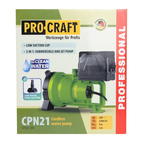Акумуляторний насос Procraft CPN21 (без акб та зп)