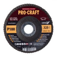 Диск лепестковый Procraft FD125P100T27 UNIVERSAL
