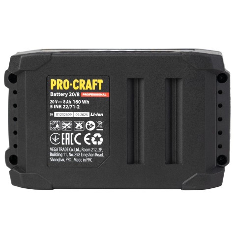 Аккумуляторный гайковерт Procraft PWA90 Кейс (с 1 АКБ и ЗУ)