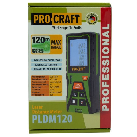 Лазерний далекомір Procraft PLDM120