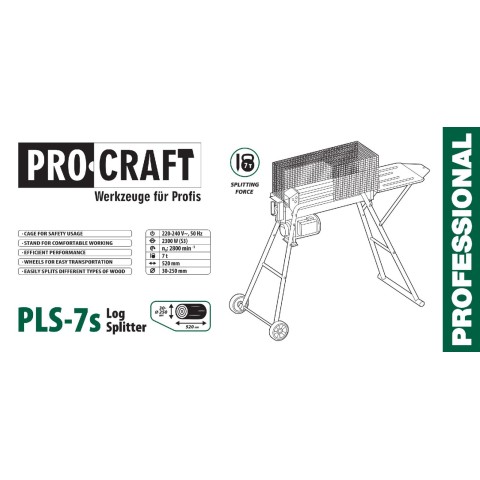 Дровокол Procraft PLS7s