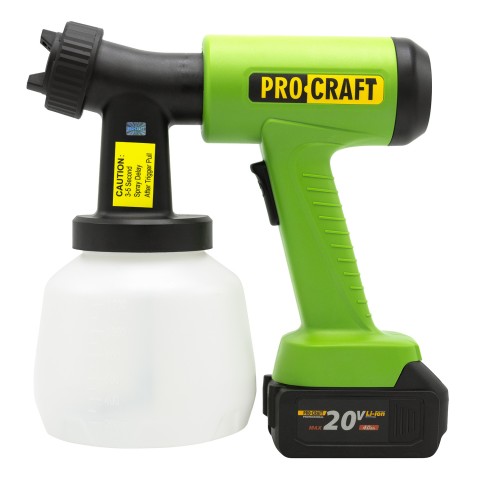Акумуляторний фарбопульт та повітродувка Procraft PSE22 (без акб та зп)
