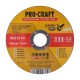 Диск отрезной керамический Procraft YCD115x1.2 115 мм 1,2 мм 22,2 мм