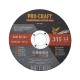 Диск отрезной Procraft CD115x1.2 115 мм 1,2 мм 22,2 мм