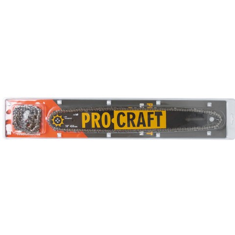 Комплект из шины и цепи Procraft CH18-325 (2 цепи и 1 шина)