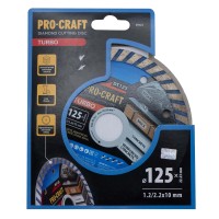 Алмазный диск Procraft DT125 125мм 22,23мм 2.2 мм