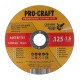 Диск отрезной керамический Procraft YCD125x1.6 125 мм 1,6 мм 22,2 мм
