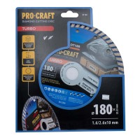 Алмазний диск Procraft DT180 180мм 22,23мм 2.6 мм