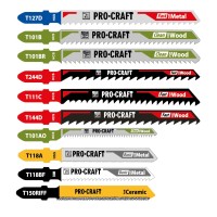 Набір пильних полотен для лобзика Procraft JB10