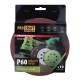 Круг шлифовальный самозацепной Procraft KD180.60 UNIVERSAL (набор 10 шт.) 8 отв.