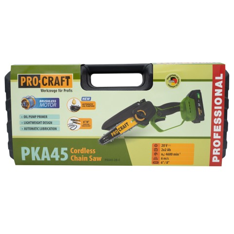 Аккумуляторная мини пила Procraft PKA45 (2 акб) Кейс