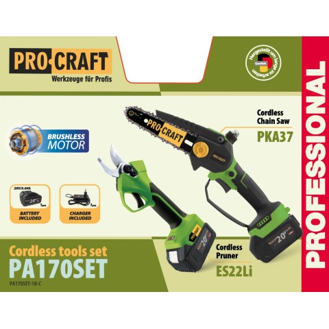 Набор аккумуляторного инструмента Procraft PA170SET (1 АКБ)