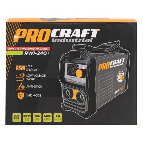 Інверторний зварювальний апарат Procraft industrial RWI240