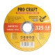 Диск отрезной керамический Procraft YCD125x1.0b 125 мм 1,0 мм 22,2 мм 10 шт/уп