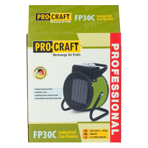 Тепловентилятор керамічний Procraft FP30C